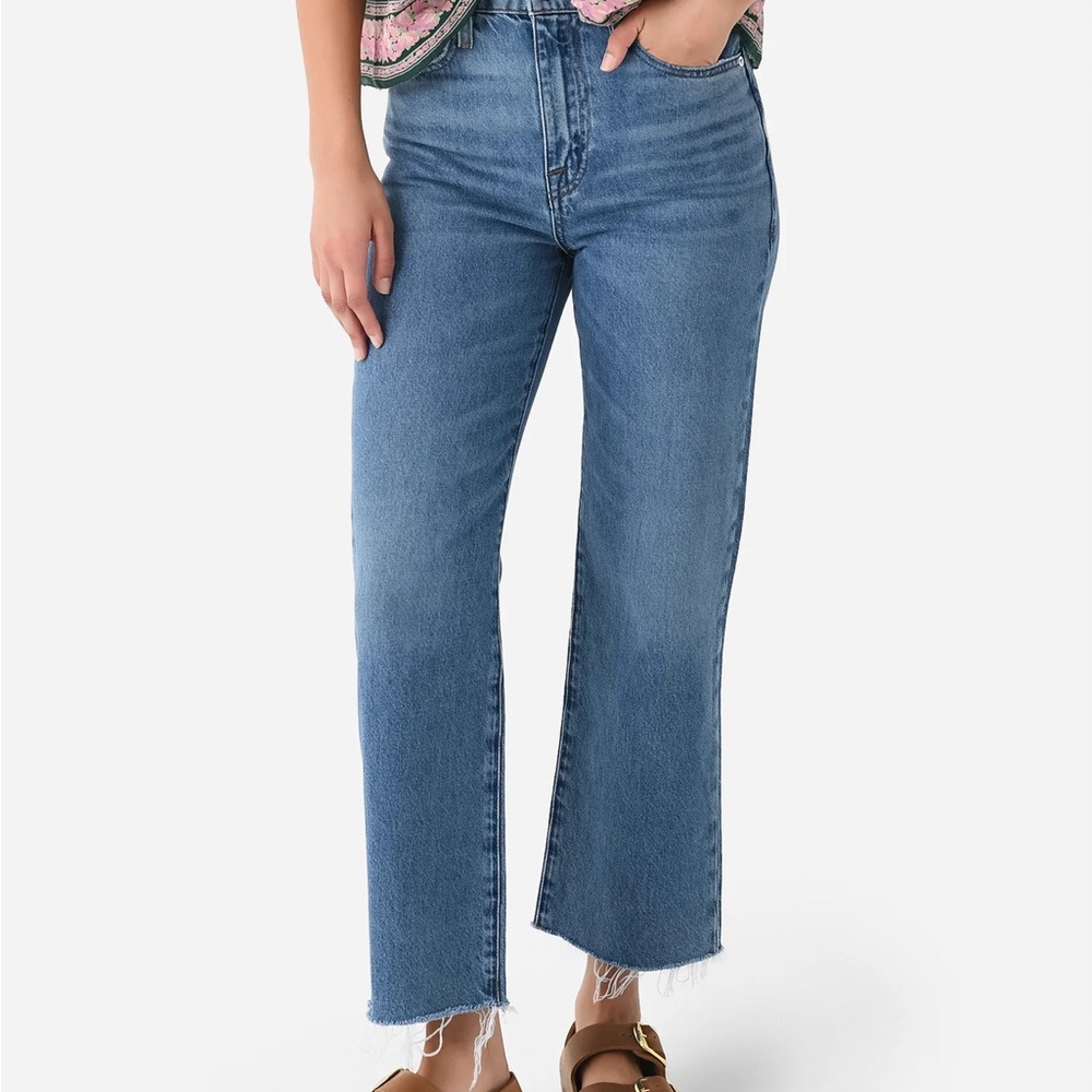 Frame Denim Women's Straight Leg Blue Jeans